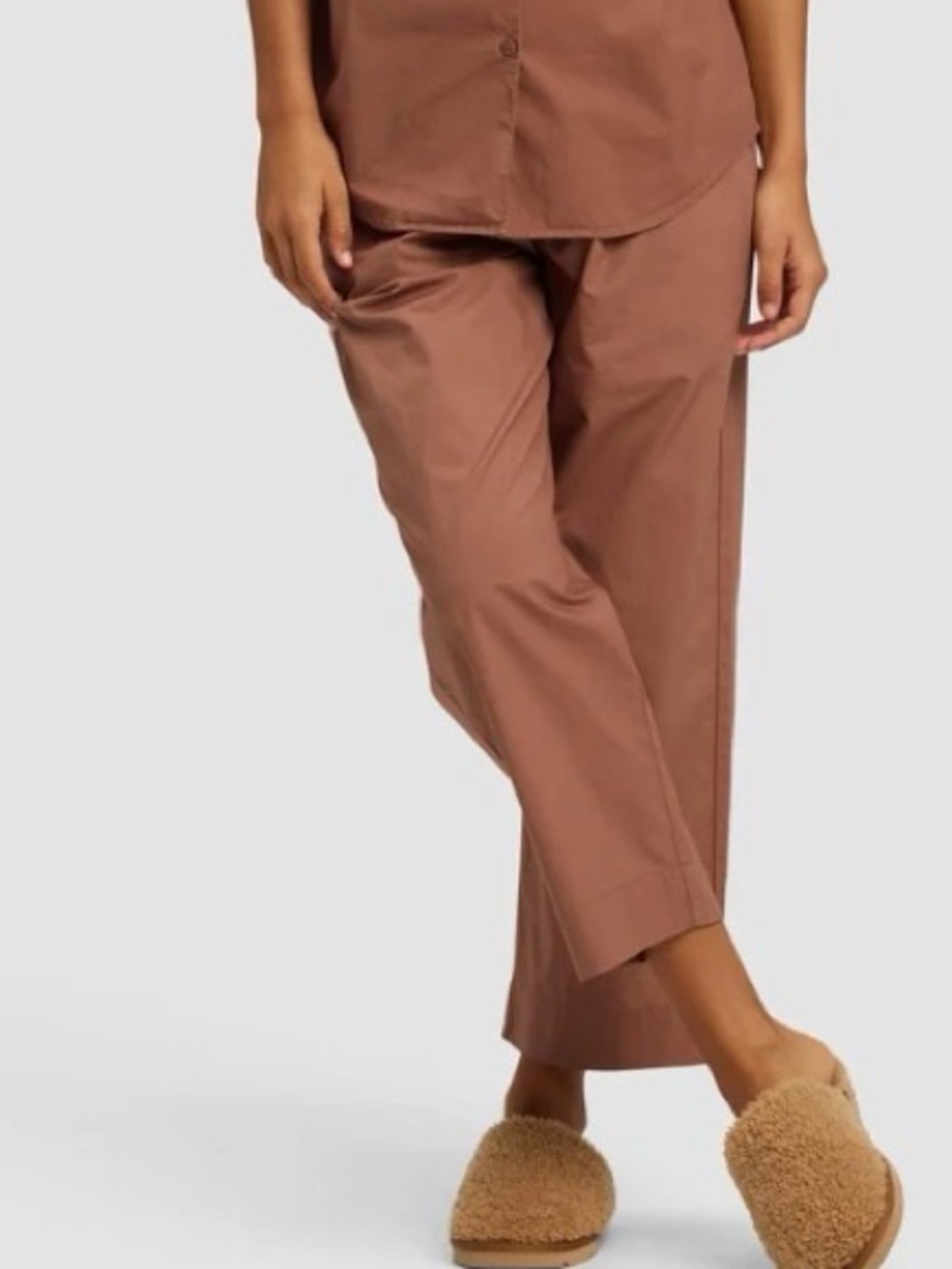 NWT Cozy Earth Sutton Pajama Pants in Saddle brown XL